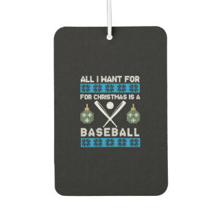 Désodorisant Pour Voiture Baseball de Noël