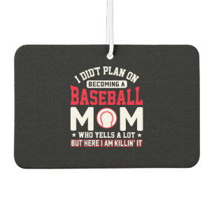 DÉSODORISANT POUR VOITURE BASEBALL MOM TSHIRT
