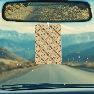Désodorisant Pour Voiture Batik Parang, Motif indonésien, Javanais, Ethnique