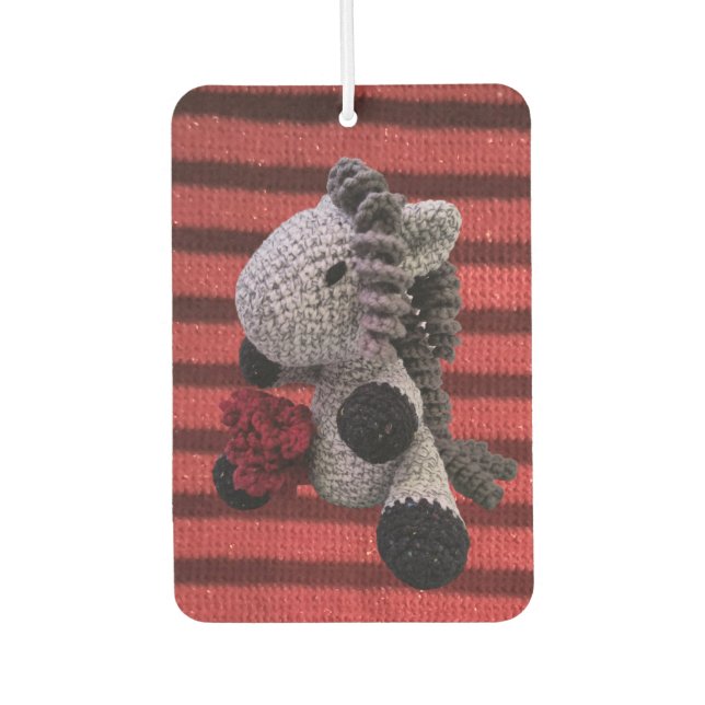 Désodorisant Pour Voiture Beau Amigurumi Crochet Horse (Devant)