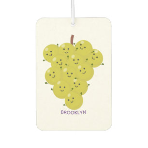 Désodorisant Pour Voiture Belle bande de raisins amusante illustration