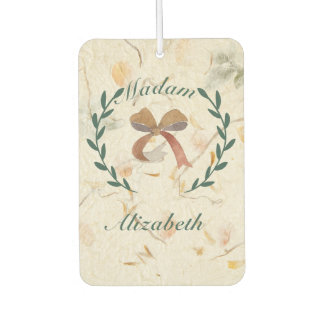 Désodorisant Pour Voiture Belles fleurs séchées sur mesure papier Kraft