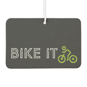 Désodorisant Pour Voiture BIKE IT - Symbole de vélo vert