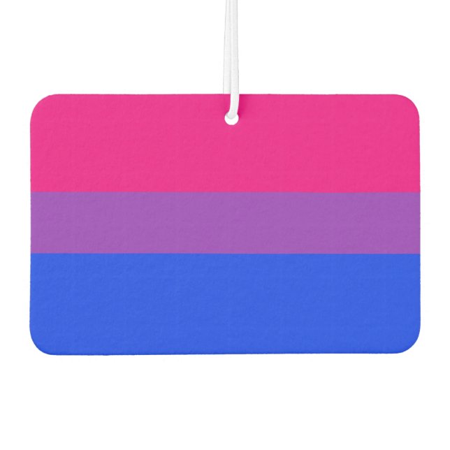 Désodorisant Pour Voiture Bisexual pride (Devant)