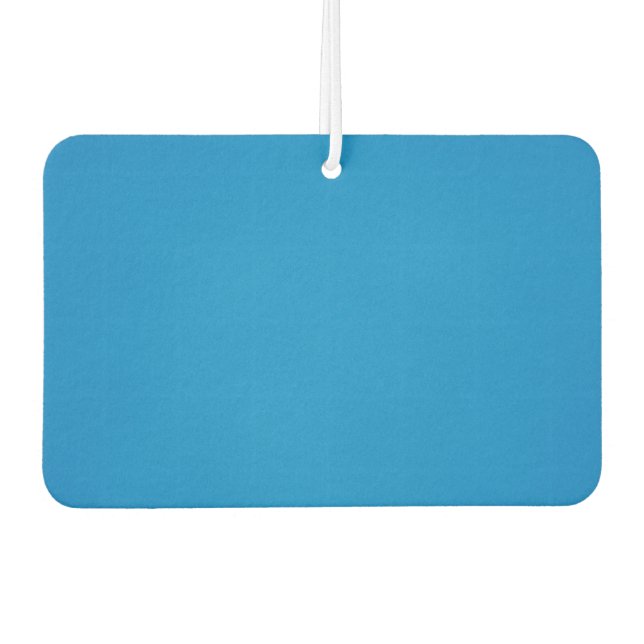 Désodorisant Pour Voiture Bleu cérulean clair avec texture granuleuse (Devant)