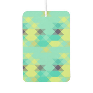 Désodorisant Pour Voiture blue yellow turquoise yellow and aqua 