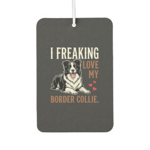 Désodorisant Pour Voiture Border Collie drôle d'amour de chien
