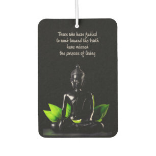 Désodorisant Pour Voiture Bouddha Citation 1 fraîcheur d'air