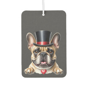 Désodorisant Pour Voiture Bouledogue français Cylindre Bouledogue Français