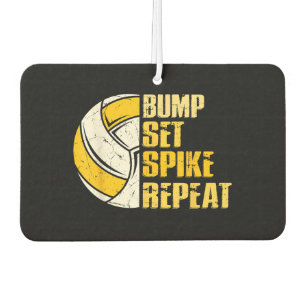 Désodorisant Pour Voiture Bump Set Spike Répéter Volleyball Funny