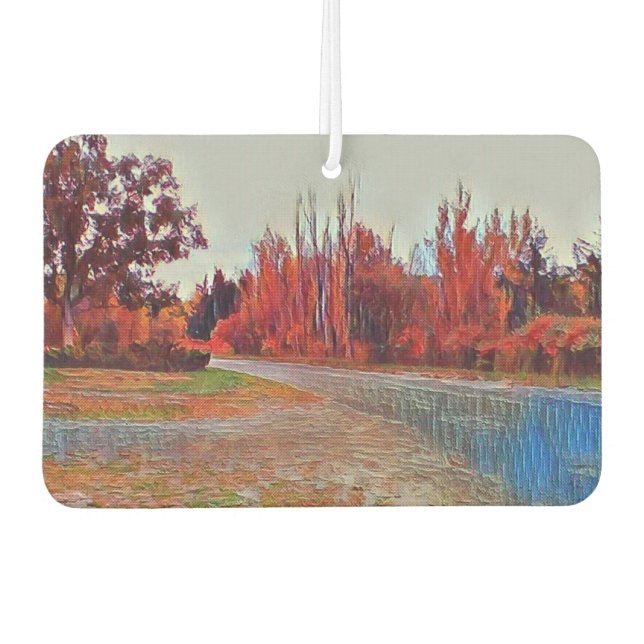 Désodorisant Pour Voiture Burleigh Falls Peinture Rectangle Air Freshener (Devant)
