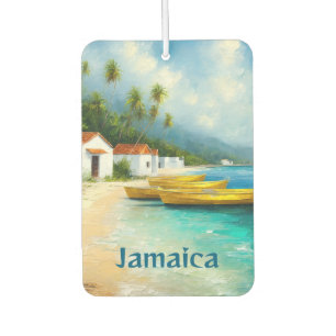 Désodorisant Pour Voiture Cabanes de pêche jamaïcaines sur le rivage