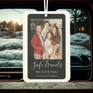 Désodorisant Pour Voiture Cadeau de voyages sûrs pour papa avec photo person