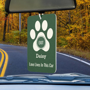 Désodorisant Pour Voiture Cadeau élégant et personnalisé de patte de chien d