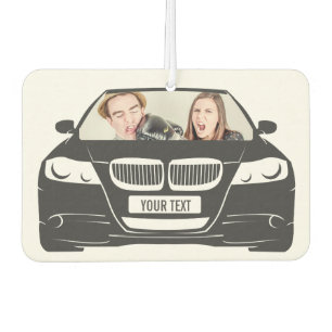 Désodorisant Pour Voiture Cadre de voiture photo personnalisée amusant