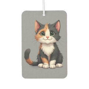 Désodorisant Pour Voiture Calico Kitten Whimsical avec attitude