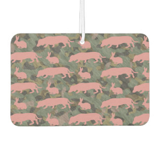 Désodorisant Pour Voiture Camo Dachshund & Rabbit