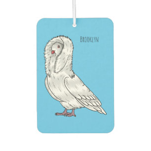 Désodorisant Pour Voiture Caricature d'oiseau pigeon Jacobin