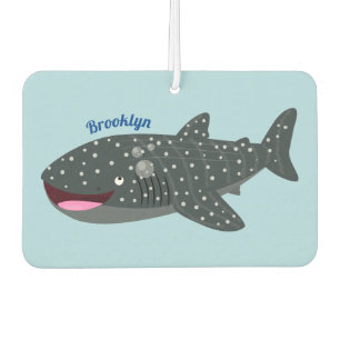 Désodorisant Pour Voiture Caricature joli requin baleine joyeux