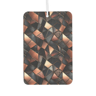Désodorisant Pour Voiture Carreaux d'or Rose noir