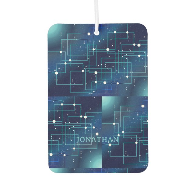 Désodorisant Pour Voiture Carte de circuit spatial personnalisée (Devant)