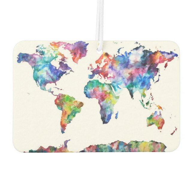 Désodorisant Pour Voiture Carte du monde (Dos)