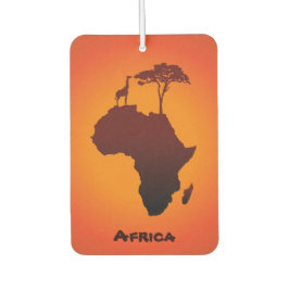 Désodorisant Pour Voiture Carte Safari africaine - Air Freshener