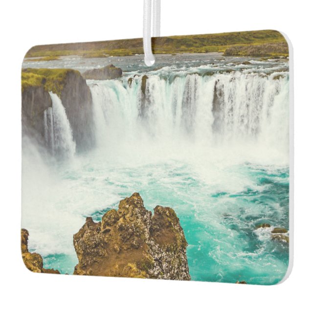 Désodorisant Pour Voiture Cascade de Godafoss, Islande (Gauche)