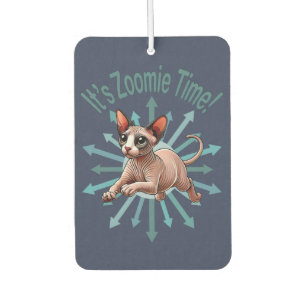 Désodorisant Pour Voiture C'est le temps Zoomie Sphynx
