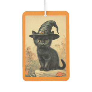 Désodorisant Pour Voiture Chat Casquette de sorcière