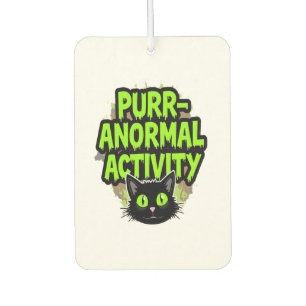 Désodorisant Pour Voiture Chat d'activité paranormale