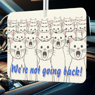 Désodorisant Pour Voiture Chat Ladies for Harris Walz - Nous ne reviendrons