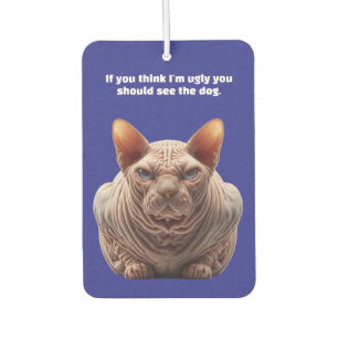 Désodorisant Pour Voiture Chat laid