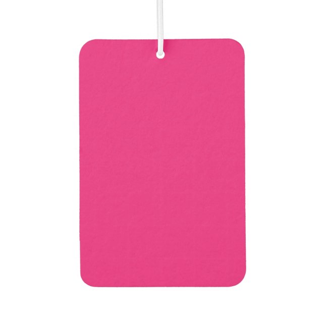 Désodorisant Pour Voiture Chauffeur d'air de voiture rose chaud (Devant)