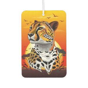 Désodorisant Pour Voiture Cheetah African Feline Wild Animal