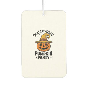 Désodorisant Pour Voiture Chemise de citrouille d'Halloween Chapeau de sorci