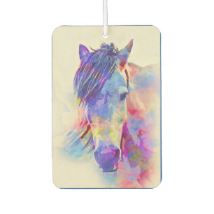 Désodorisant Pour Voiture Cheval coloré Design artistique