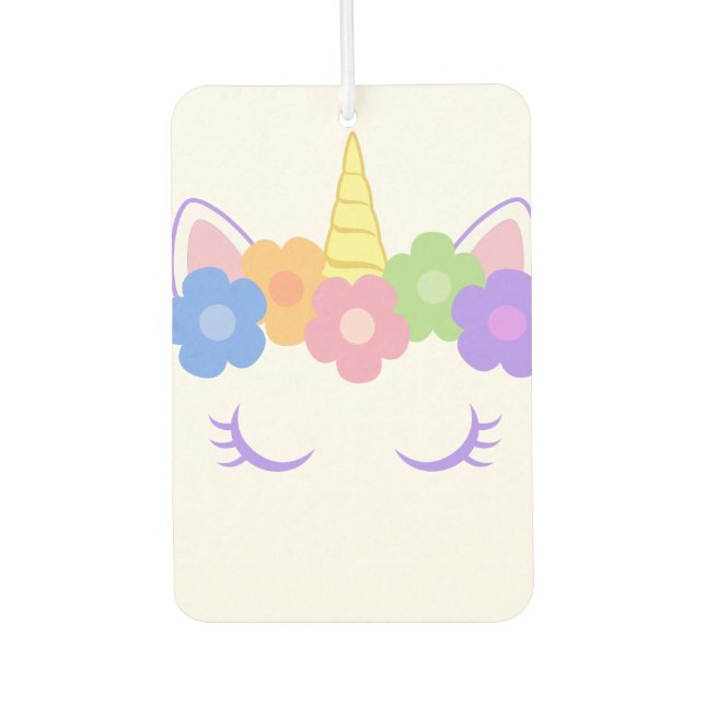 Désodorisant Pour Voiture Chic Unicorn (Devant)