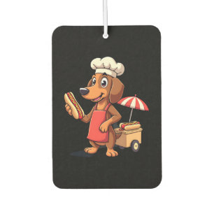 Désodorisant Pour Voiture Chien de Dachshund Drôle Weenie Saucisse Hotdog Sa