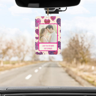 Désodorisant Pour Voiture Chimmer coeur violet quand vous êtes en colère