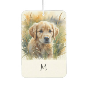 Désodorisant Pour Voiture Chiots Retriever doré