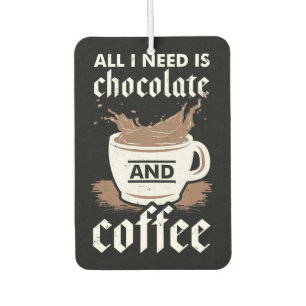 Désodorisant Pour Voiture Chocolat Et Café Auteur De Café