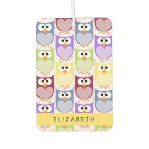 Désodorisant Pour Voiture Chouettes mignonnes, Chouette Motif, Chouettes col