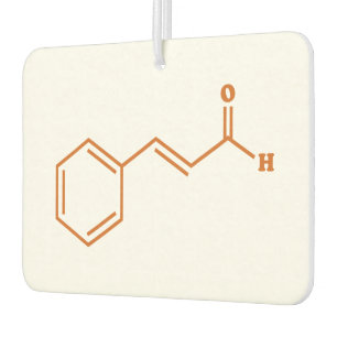 Désodorisant Pour Voiture Cinnamon Cinnamaldéhyde Formule chimique moléculai