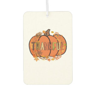 Désodorisant Pour Voiture Citrouille Reconnaissante T-Shirt de Thanksgiving