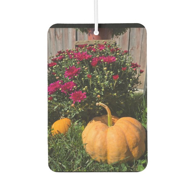 Désodorisant Pour Voiture Citrouilles et mamans (Devant)