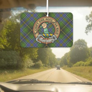 Désodorisant Pour Voiture Clan MacInnes Crest sur Tartan