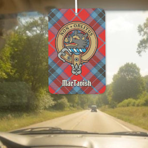 Désodorisant Pour Voiture Clan MacTavish Crest sur Tartan