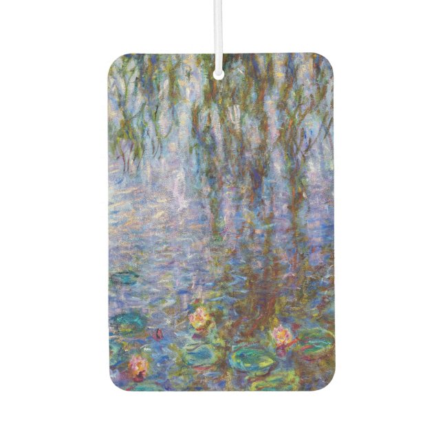 Désodorisant Pour Voiture Claude Monet - Lys d'eau (Devant)