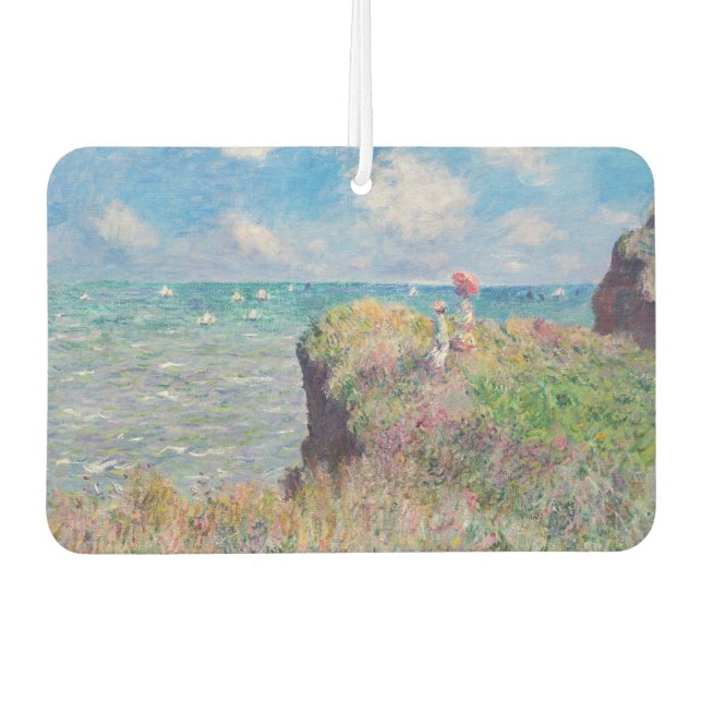 Désodorisant Pour Voiture Claude Monet - Promenade Cliff à Pourville (Devant)